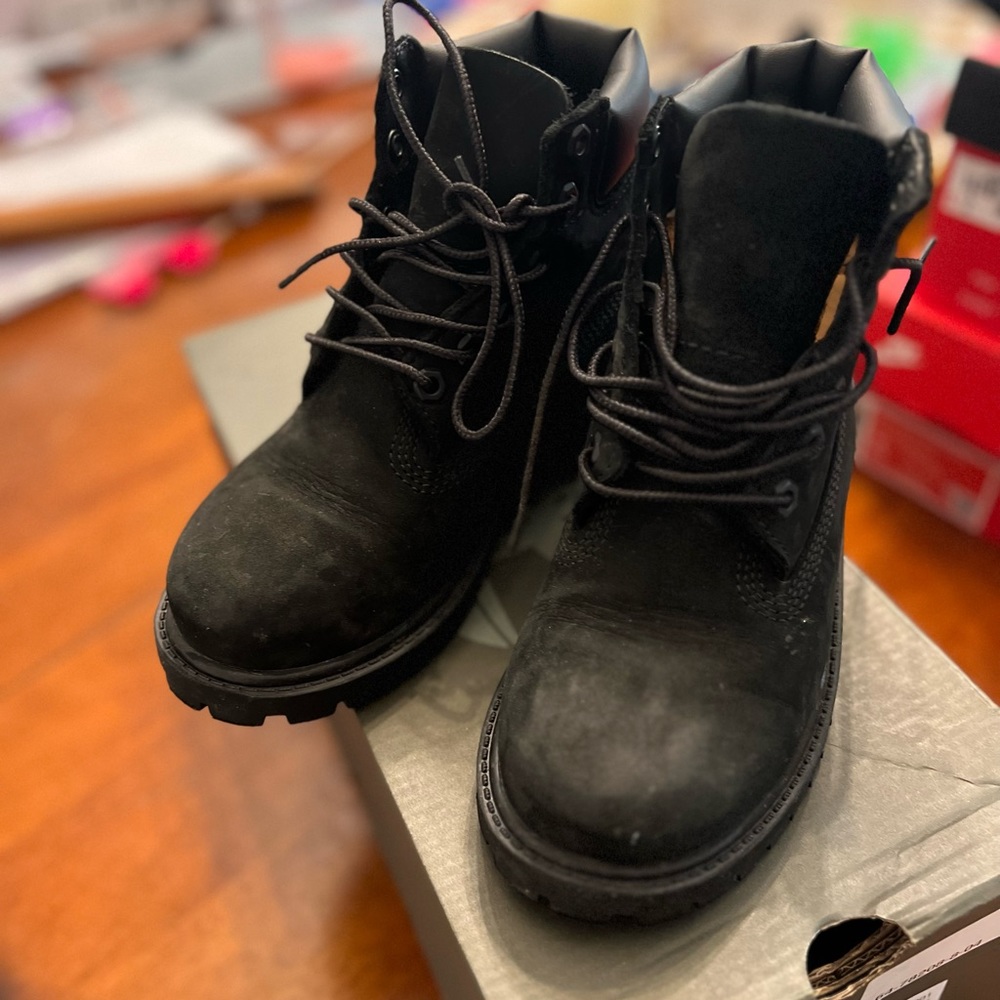 Black Timberland Boots